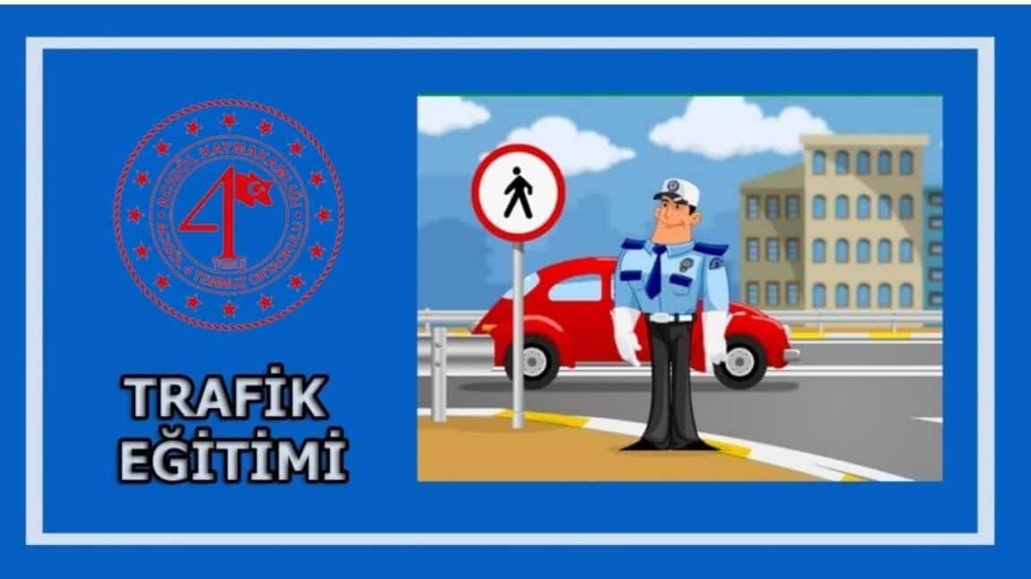 ÖĞRENCİLERİMİZE TRAFİK EĞİTİMİ VERİLDİ